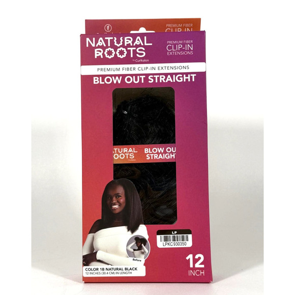 Curlkalon Other - Curlkalon Blow Out Straight 12" Clip-In Natural Black Hair Extensions - 9ct